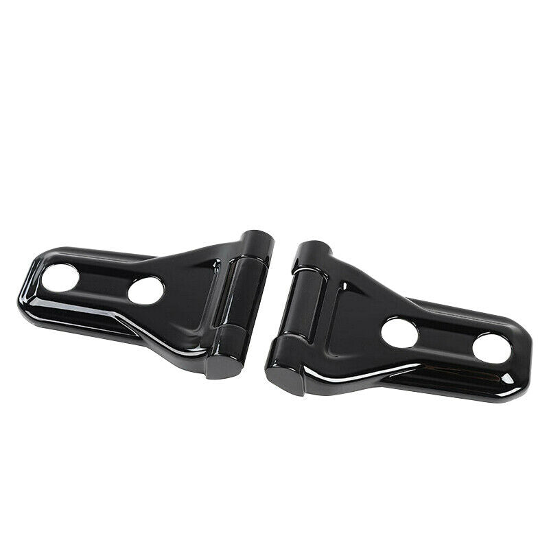 2Pcs Engine Hood Hinge Cover Trim Accessories Black For Jeep Wrangler JL 2018