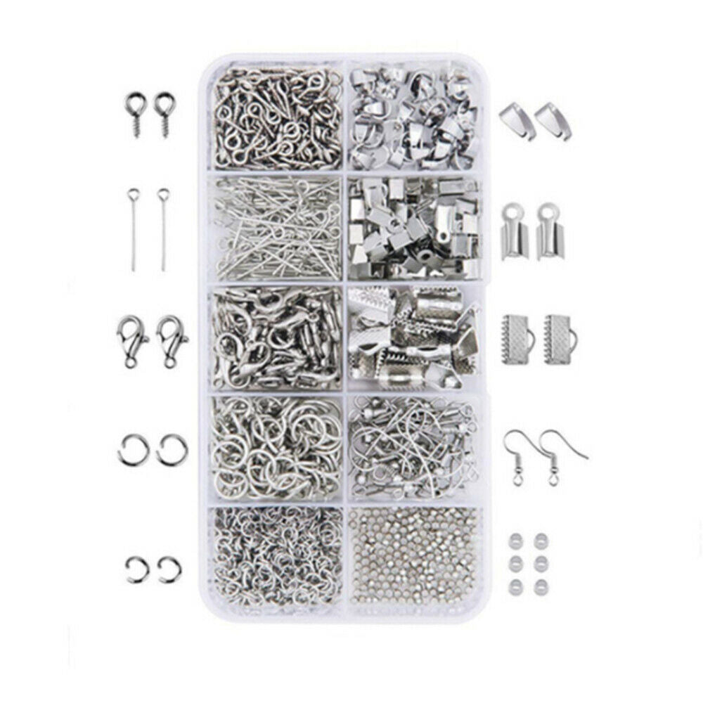 DIY Jewelry Making Kit Earring Bracelets Handmade Pack Set With Tools Girl Gift