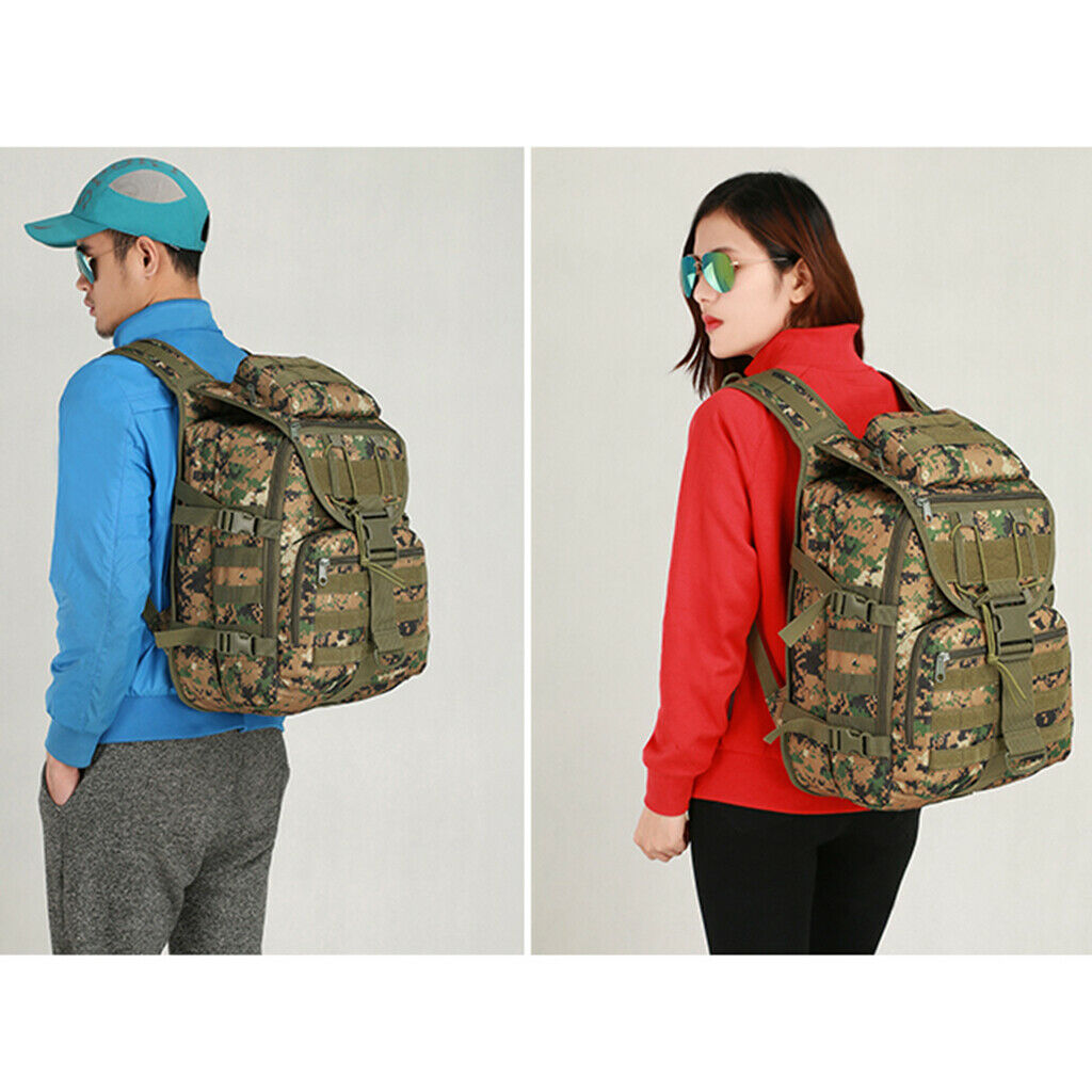 Oxford Cloth Waterproof Outdoor Backpack Rucksack Daypack Sand Digital