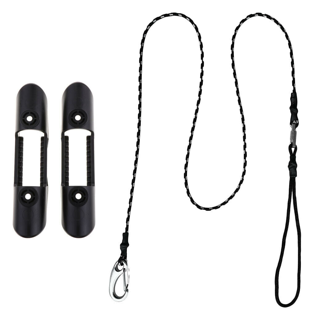 Fishing Rod Lanyard Bungee Rope Surf Ski Board & Boat Rowing Oar