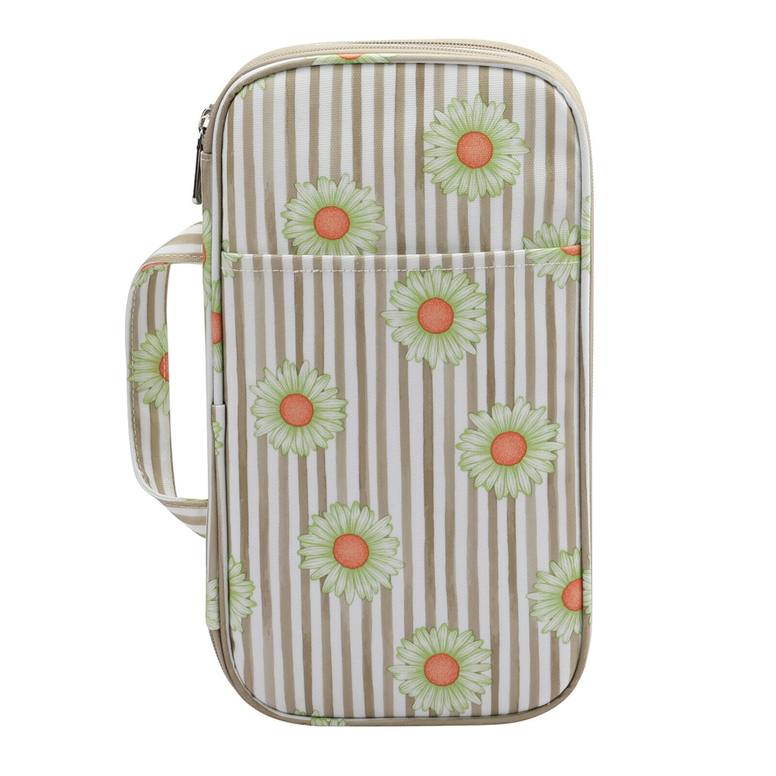 Crochet Case with Web Pockets for Various Crochet Needles Sewing Tools Green