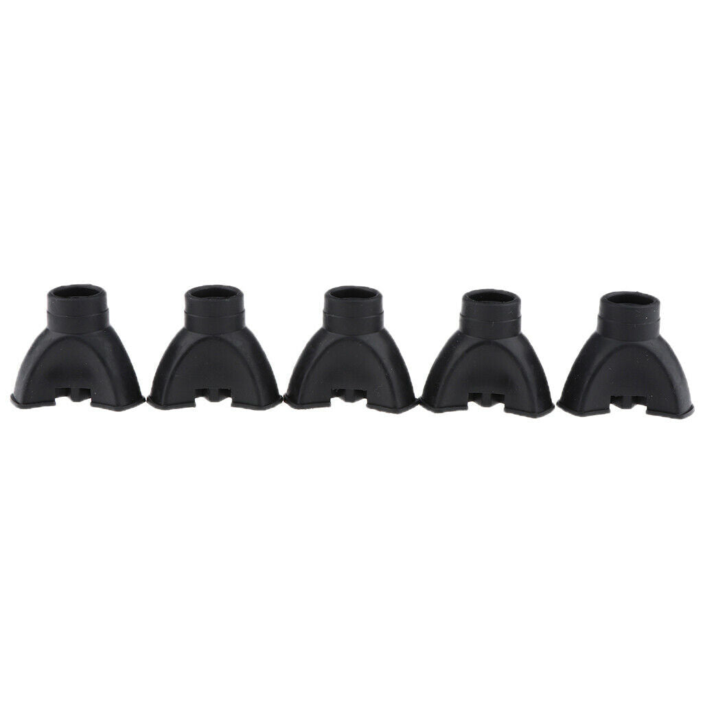 5Pcs Crutch Ferrules Rubber End Walking Stick Tips Feet Trekking Pole Bottom