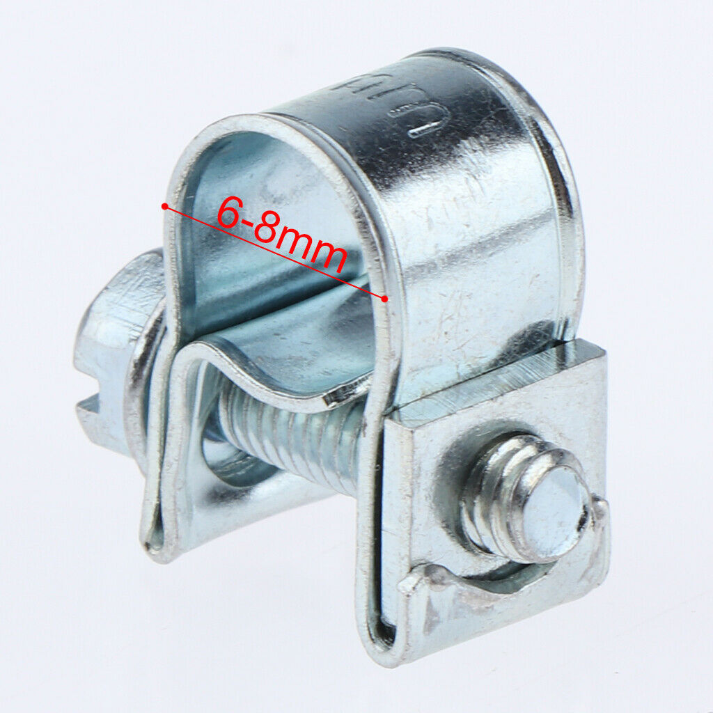 Set of 20 Injection Style Hose Clamps Hose Clip Assortment Kit For Petrol