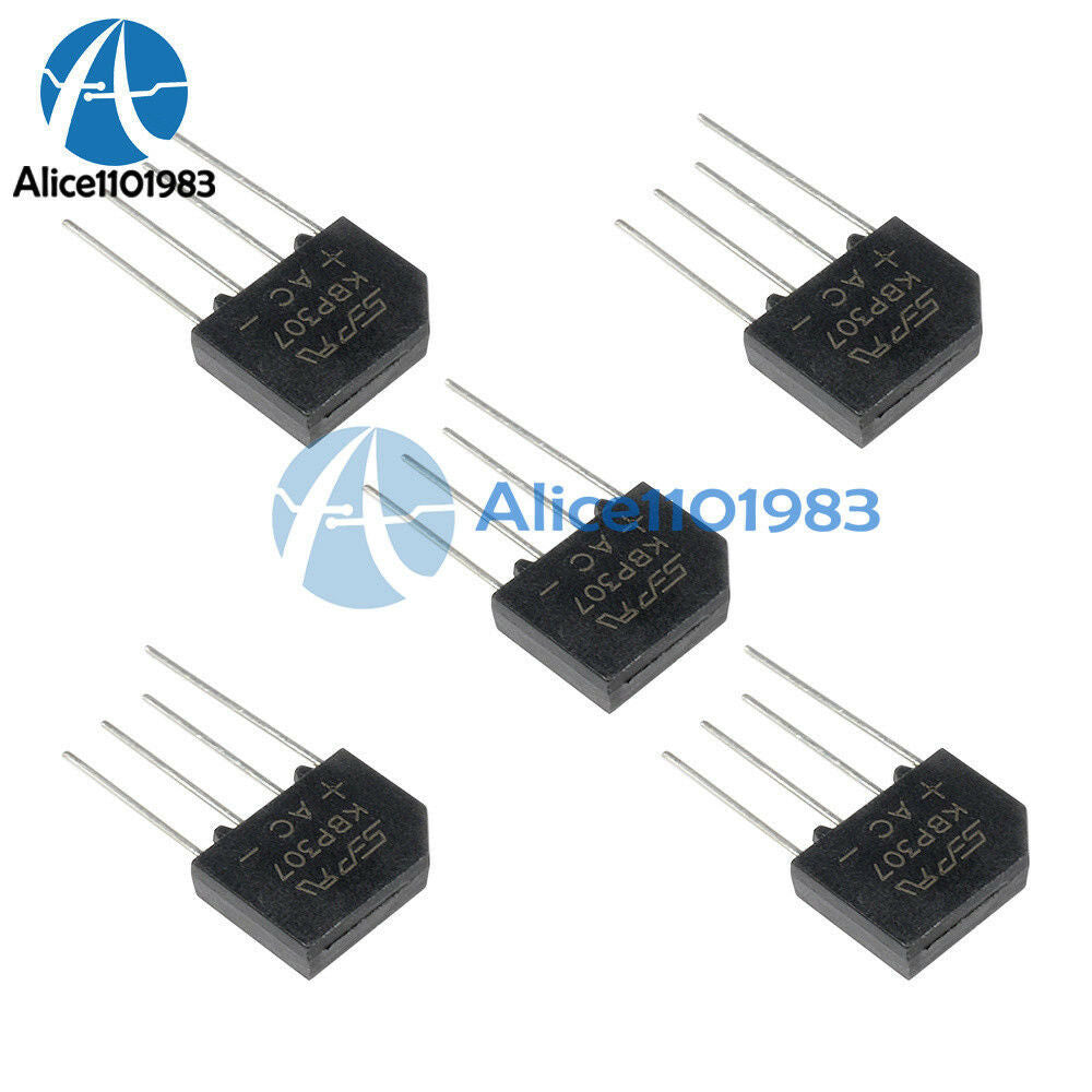 5PCS KBP307 Rectifier Flat bridge Bridge Rectifier 3A/700V IC