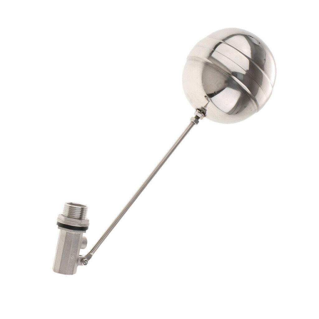Stainless Steel Float Ball Water Tank Aquarium Float Valve/Ball-cock 1/2"