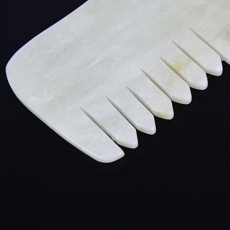1x jade stone guasha gua sha board comb shape massagecomb health care healthy BD