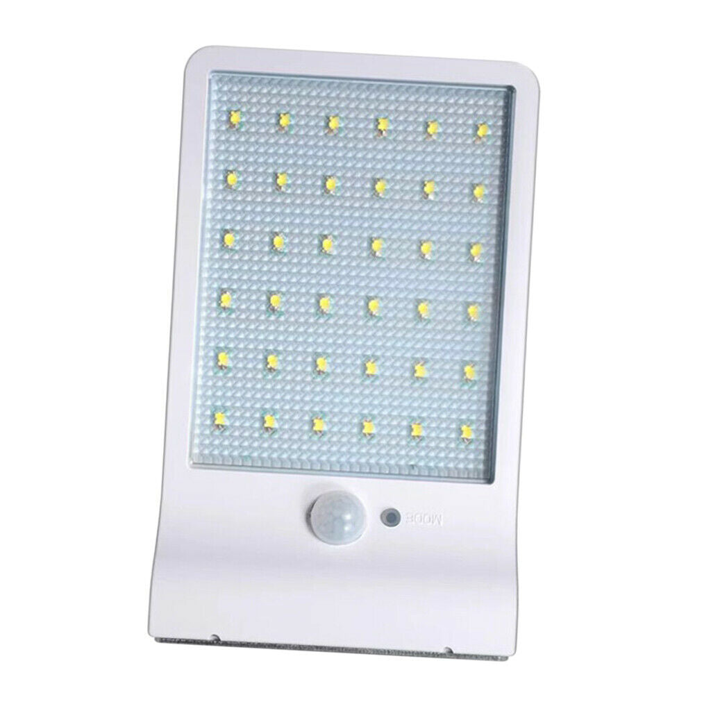 3W Solar 36 LED Sensor Pathday Light Outdoor Garden Lamp White