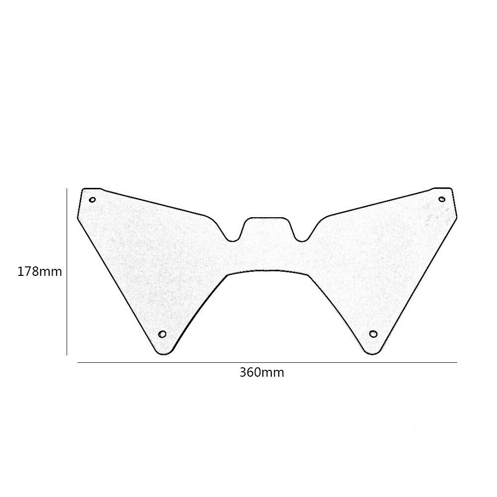 Front Air Dam Gas Tank Cover Deflector Shield For  CRF1000L 2016-2018