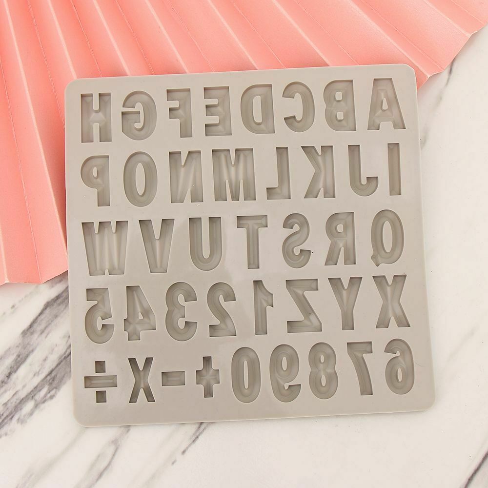 Number Fondant Cake Letter Mold Silicone Decorating Tools Baking Accessories