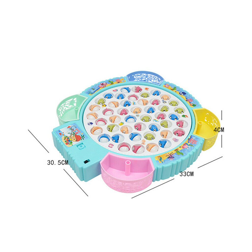 Fish Fishing Game Educational Toys for Children with Music for