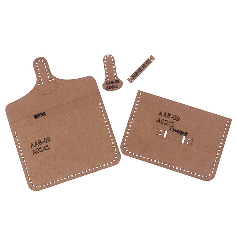 1set Hard Kraft paper Stencil Template For DIY Leather Handmade Craft Pat.l8