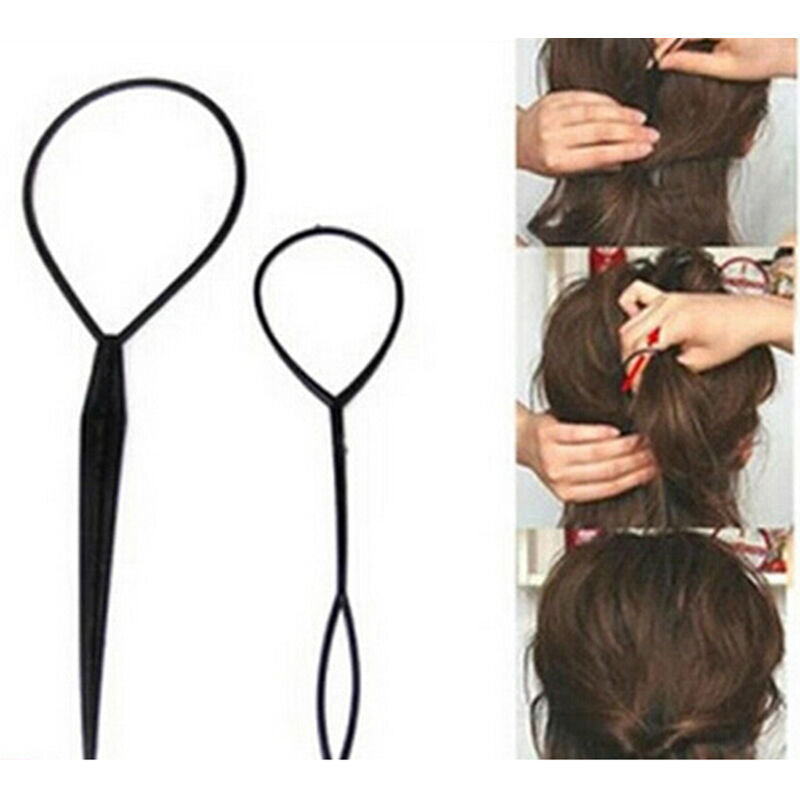 Hair Styling Accessory Magic Clip Maker Tools Pads Foam Sponge Bun Donut I-w SJ