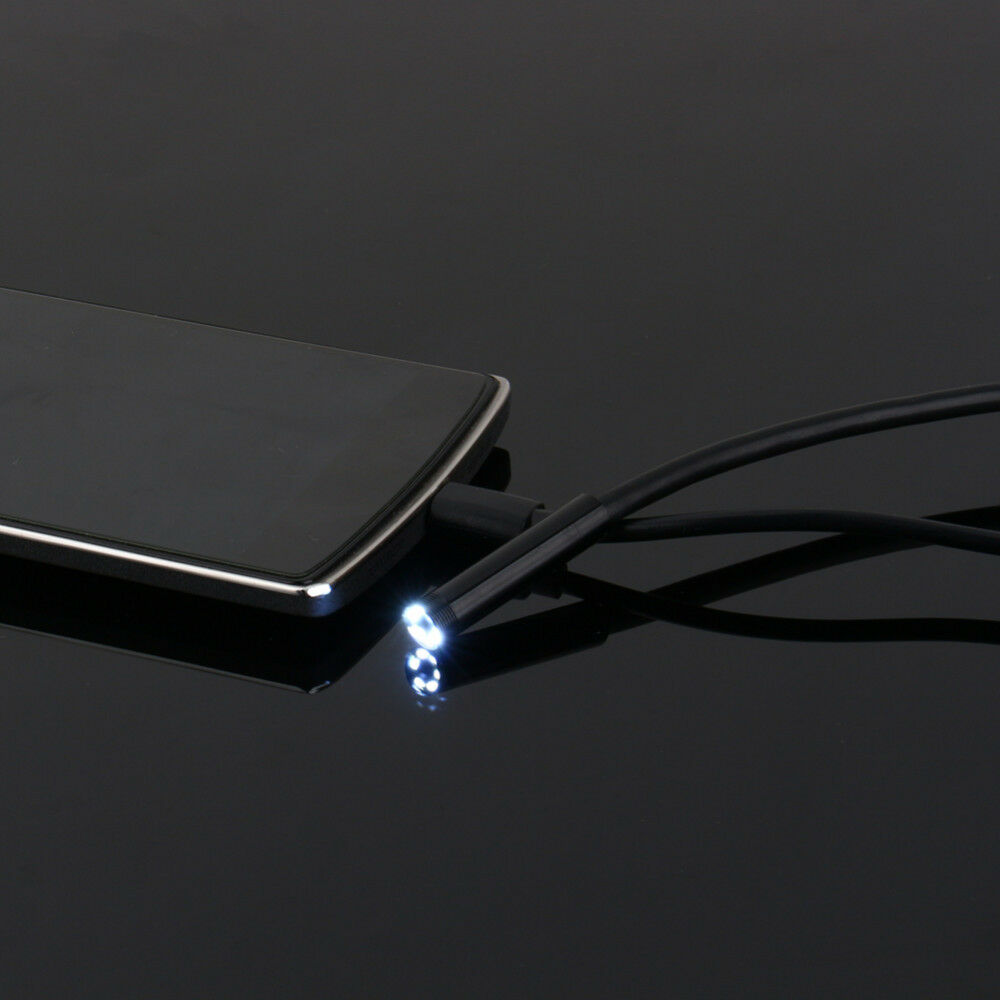 2M 6LED Waterproof USB Endoscope Inspection Borescope Camera for OTG Android PC