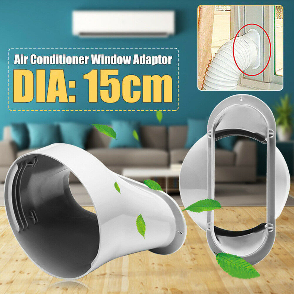 Window Adaptor+Window Slide Kit Plate Exhaust Hose/Tube 130cm/51.18in