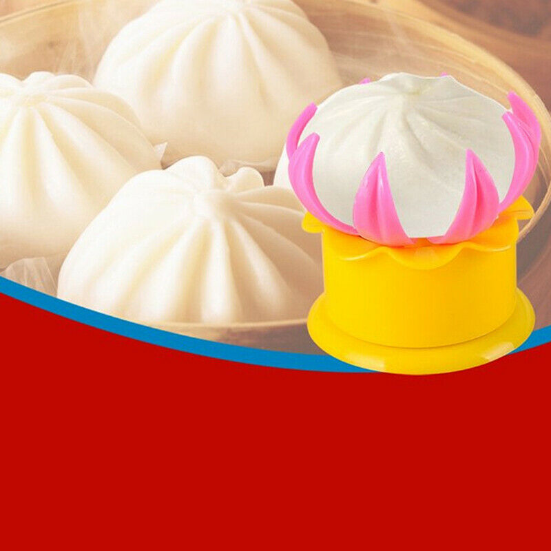 Random color Chinese Baozi Mold Steamed Stuffed Bun Mold Maker Dim Sum ShapeFCA