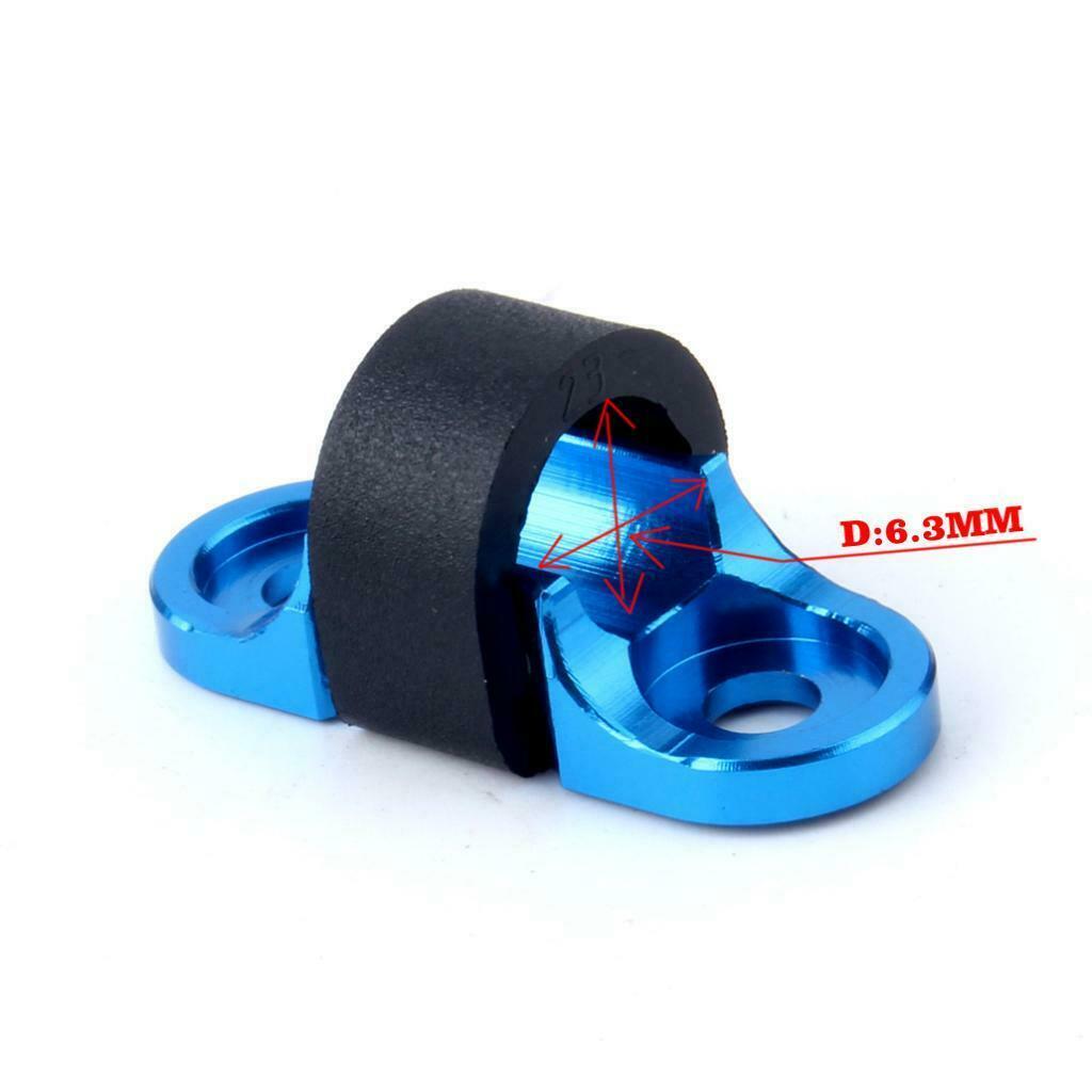 Set of 4 Bike Bicycle Brake Cable Housing Guide Hose C Clip Rivet Cycling