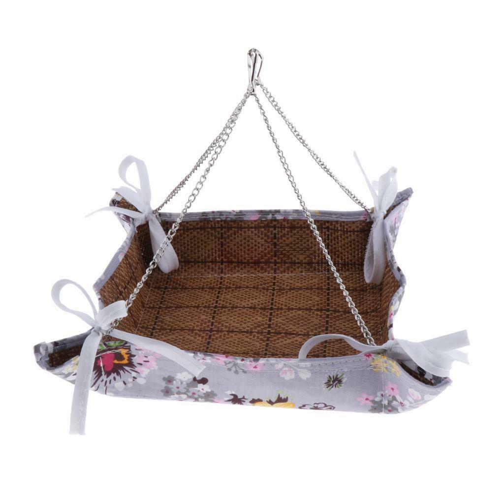 Hamster Gerbil Squirrel Guinea Pig Hammock Hanging Bed Summer Cool 12"x12"