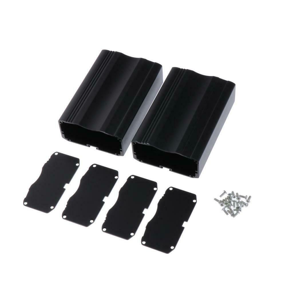 53x25x80mm Aluminum Enclosure PCB Shell Rail Controller Housing