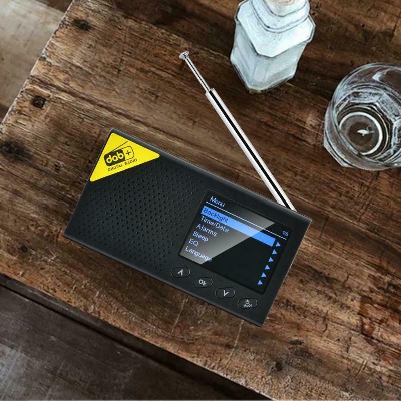 Portable Bluetooth Digital Radio DAB/DAB+ and FM Receiver Rechargeable Radio
