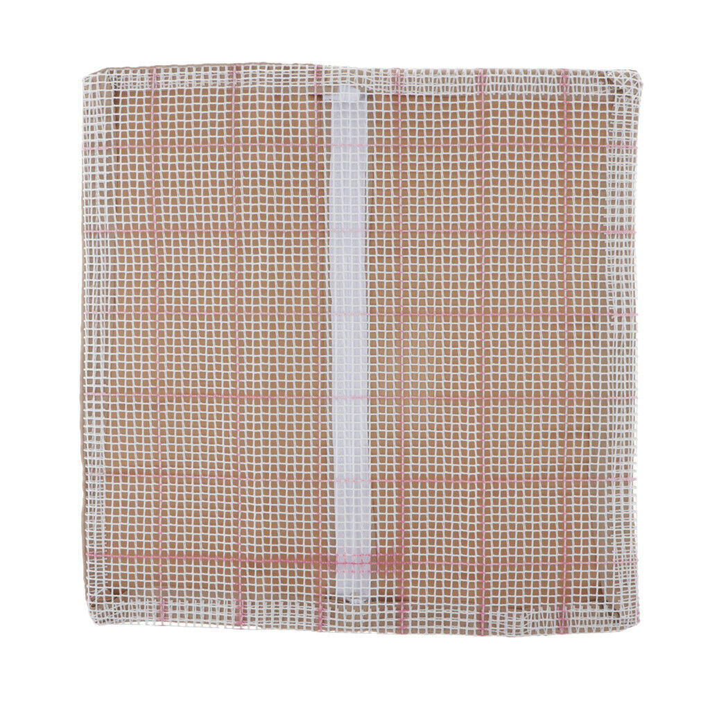 Crochet Grid Fabric To Make Pillow Cushion DIY Mat
