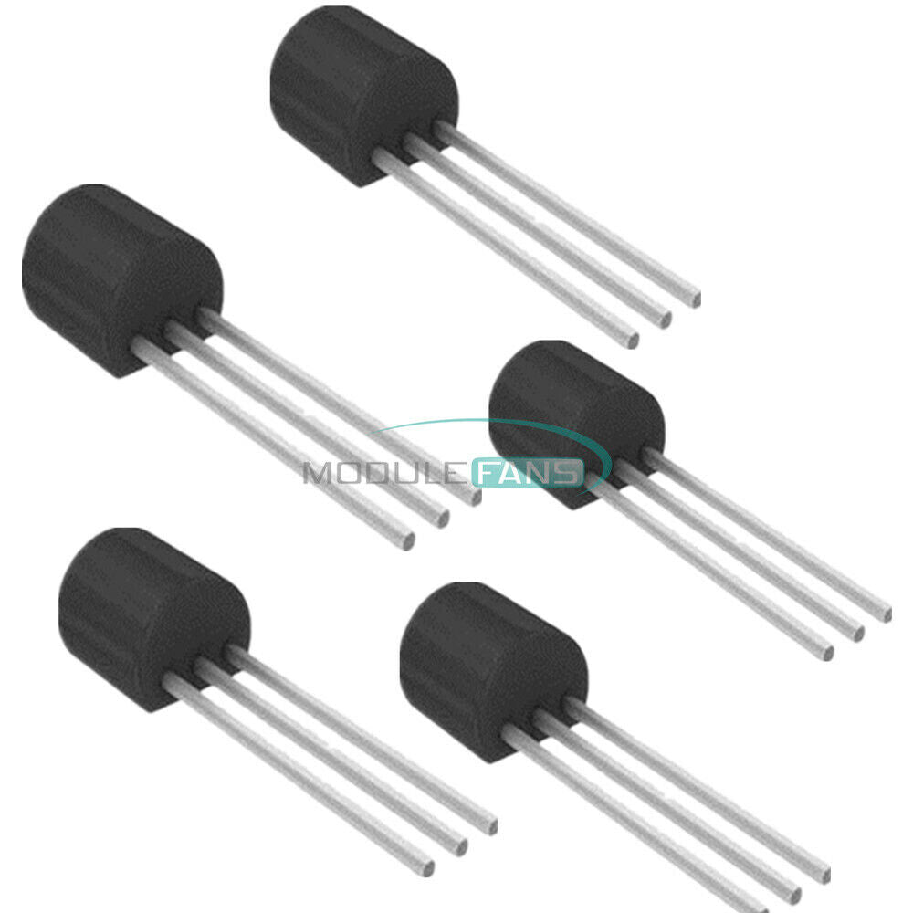 5PCS Active Thermistor Sensor Microchip MCP9700A-E/TO 9700 Low-Power Linear