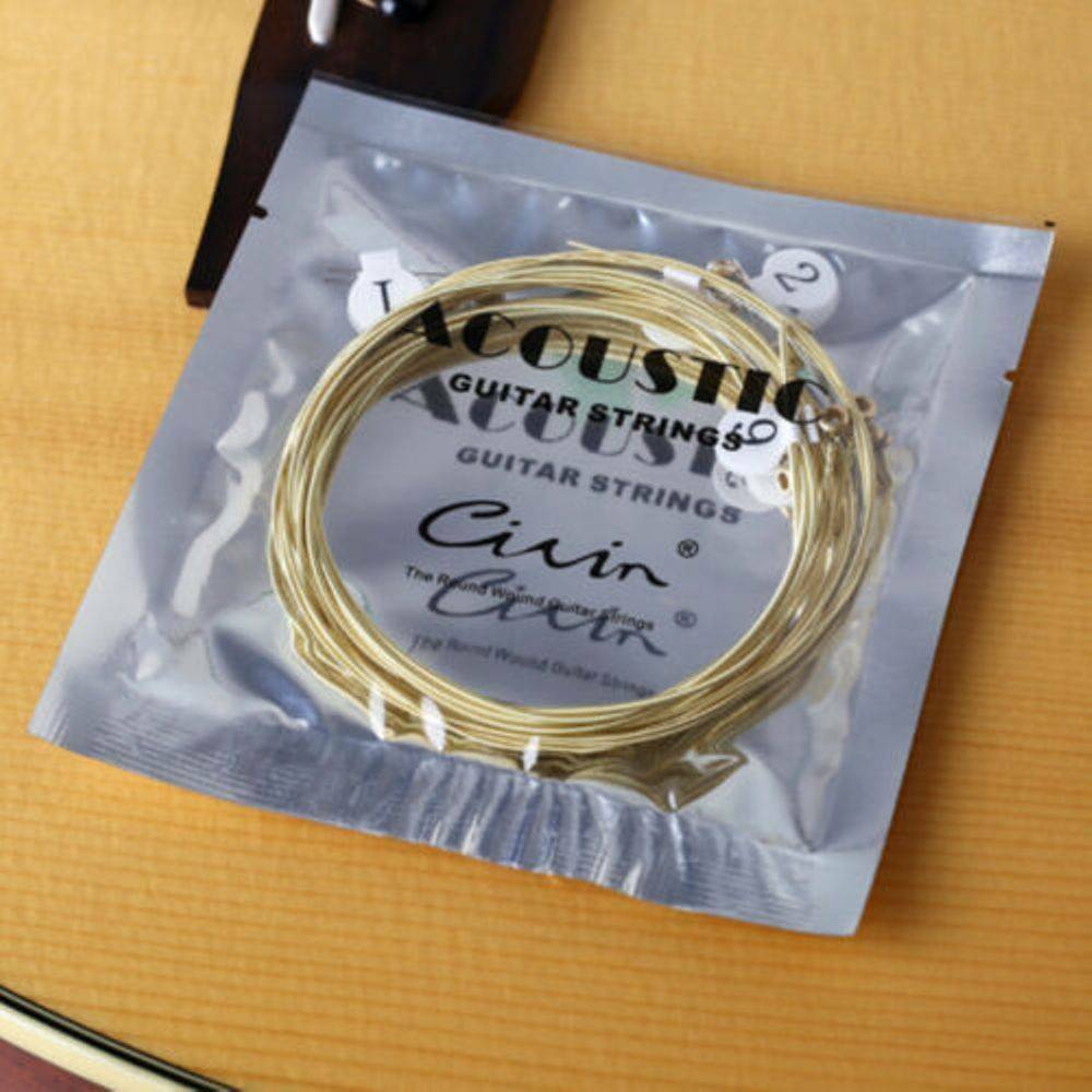 6 PCS Acoustic Guitar Strings Sets Phosphor Bronze & Steel Strings Kit AU