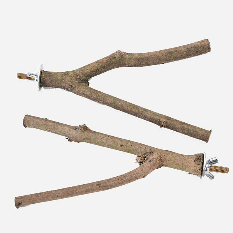 20cm Pet parrot standing stick wooden rod bite claw grinding toys accessorieFCA