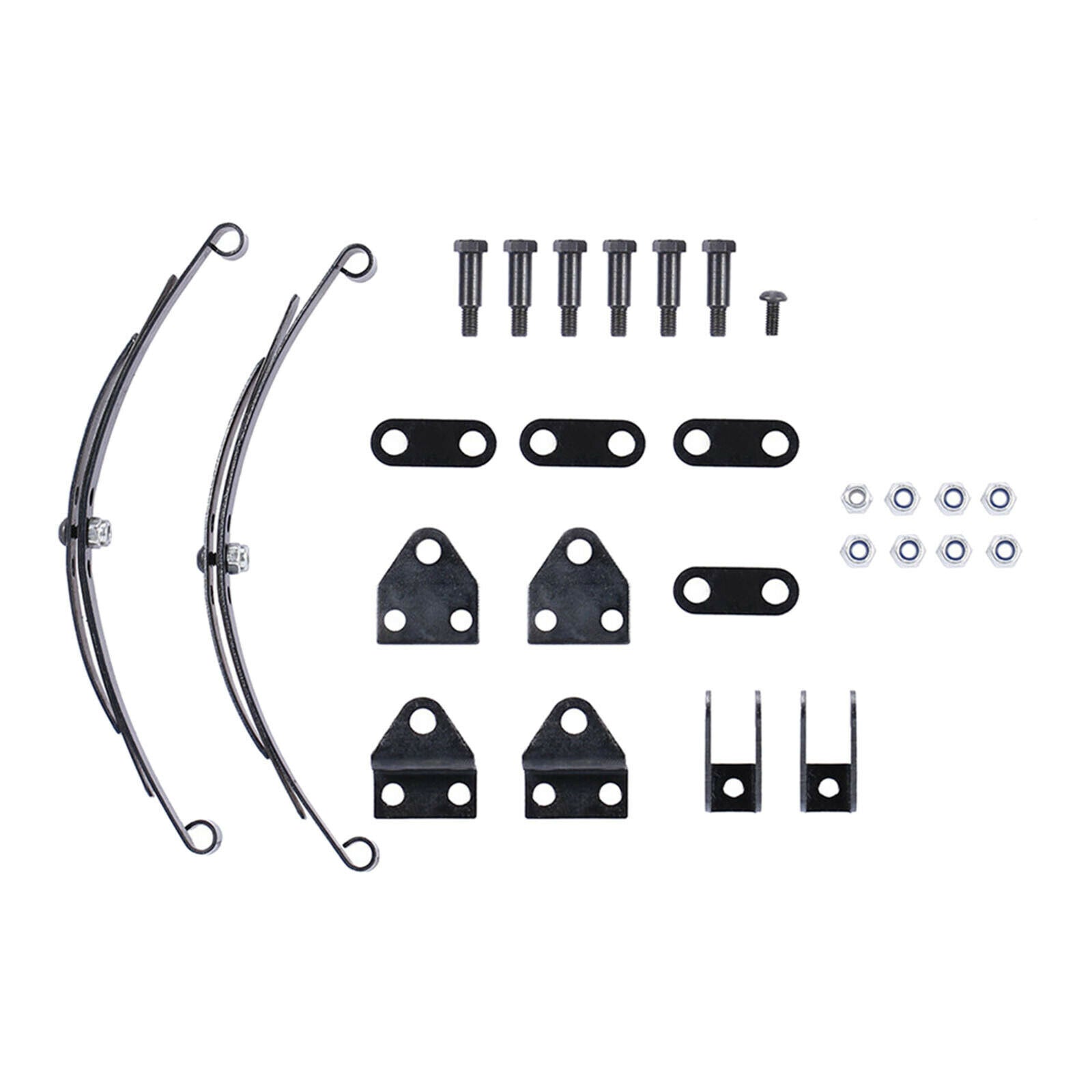 Front Rear Leaf Spring Suspension Set for Tamiya 1/14 RC Tractor Front