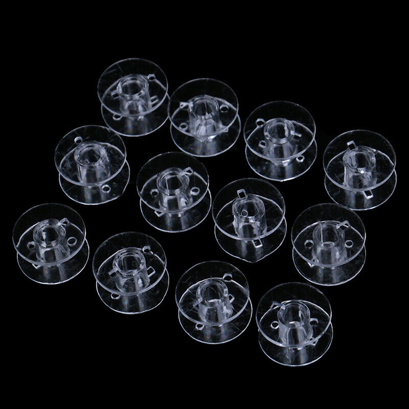 1set Clear Plastic 36 Bobbins Sewing Machine Spools With Thread Storage C.l8