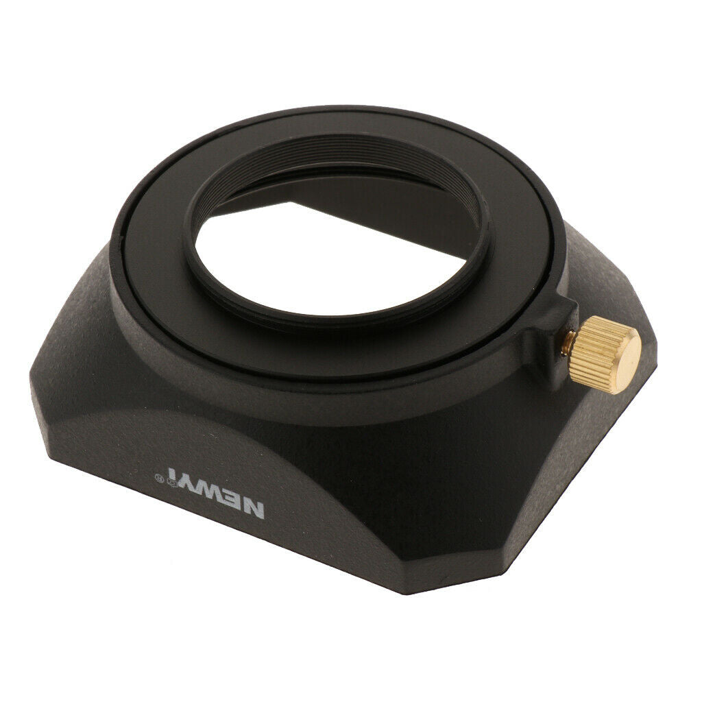 37mm Square Lens Hood with Screw for Canon   Sony Camera Universal