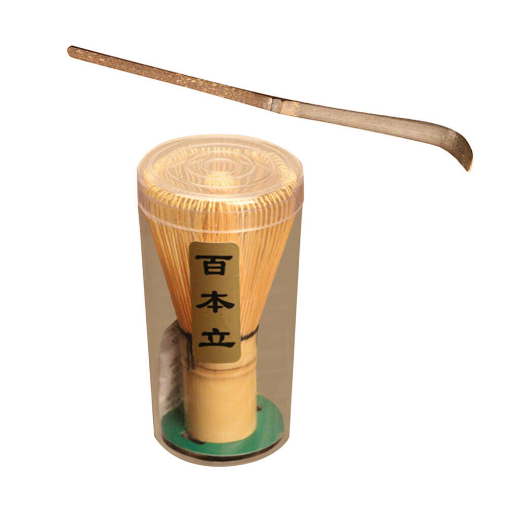 Bamboo Matcha Whisk Tool + Bamboo Teaspoon Scoop