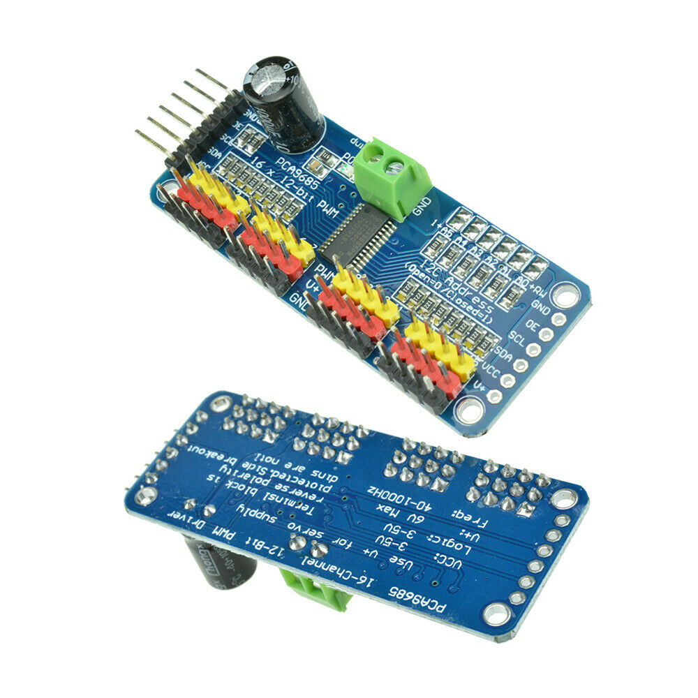 PCA9685 16-channel 12-bit PWM Servo Motor Driver I2C Module Robot Arduino 16CH