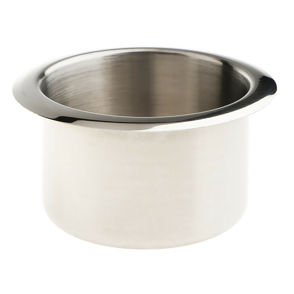 4pcs Stainless Steel Drink Holder, Car Interior Bottle Cup Storage Base, Inner