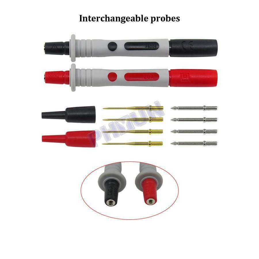 10 in 1 Electronic Specialties Test Lead kit Multimeter Probe Leads kit 4mm Plug