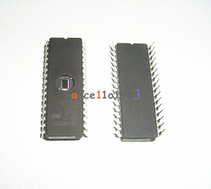 10PCS M27C801-100F1 27C801 ST IC EPROM 8MBIT 100NS 32CDIP New