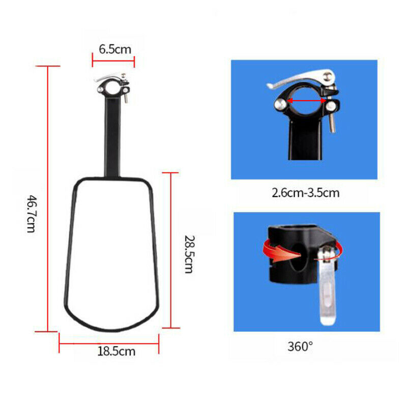 Bike Alloy Rear Rack Carrier Seatpost Pannier Pack Frame Seat Bag Load 4.5KG