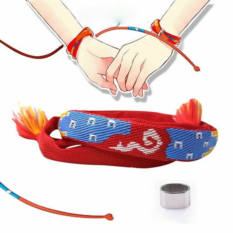 Anime Your Name Miyamizu Mitsuha Takic Bracelet Chain Hair tie Hanging Wire Hot