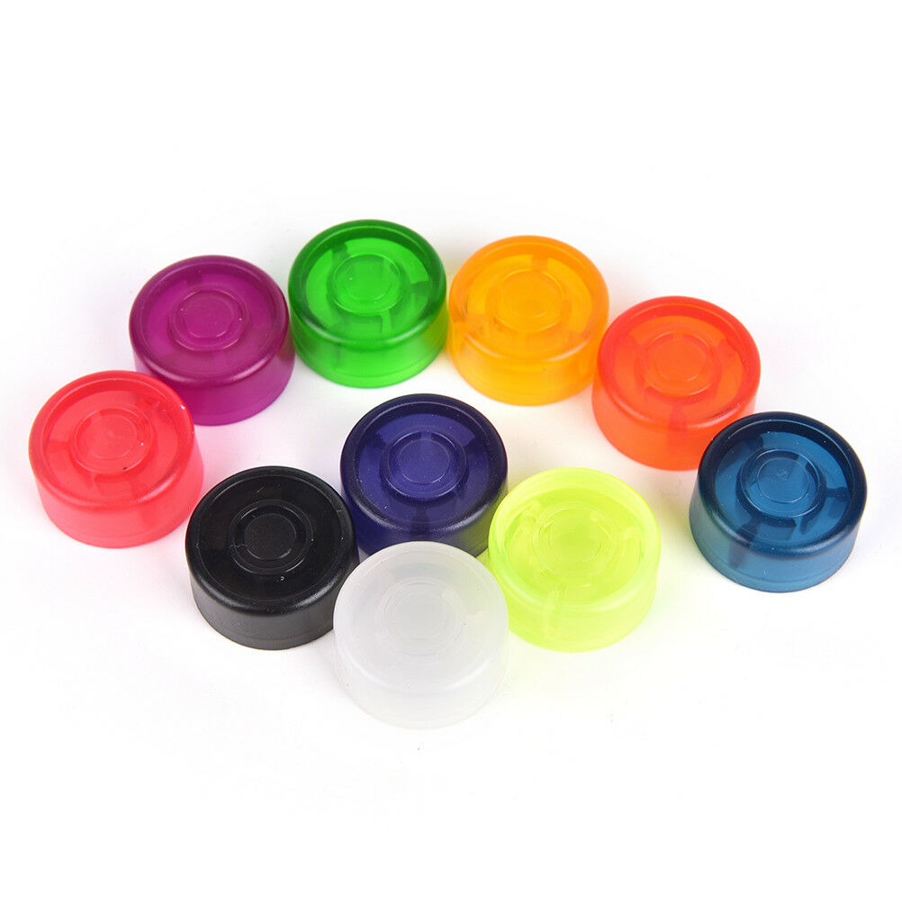 10 pcs Footswitch Topper Random Color Plastic Bumpers For Guitar Effect Pe.l8