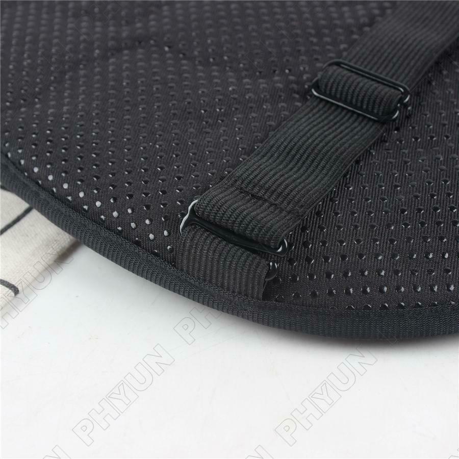 Black Motorcycle Seat Cover Cooling Sunscreen Mat Inflatable Air Seat Cushion
