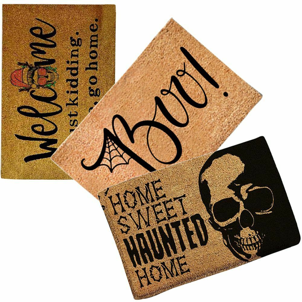 Anti-Slip Bottom Welcome Home Blanket Outdoor Carpet Halloween Doormat Door Mat
