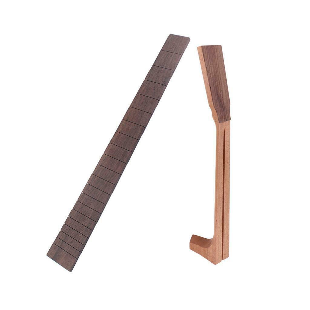 DIY 41in Acoustic Folk Guitar Neck Mahogany Rosewood 20 Fret Fretboard