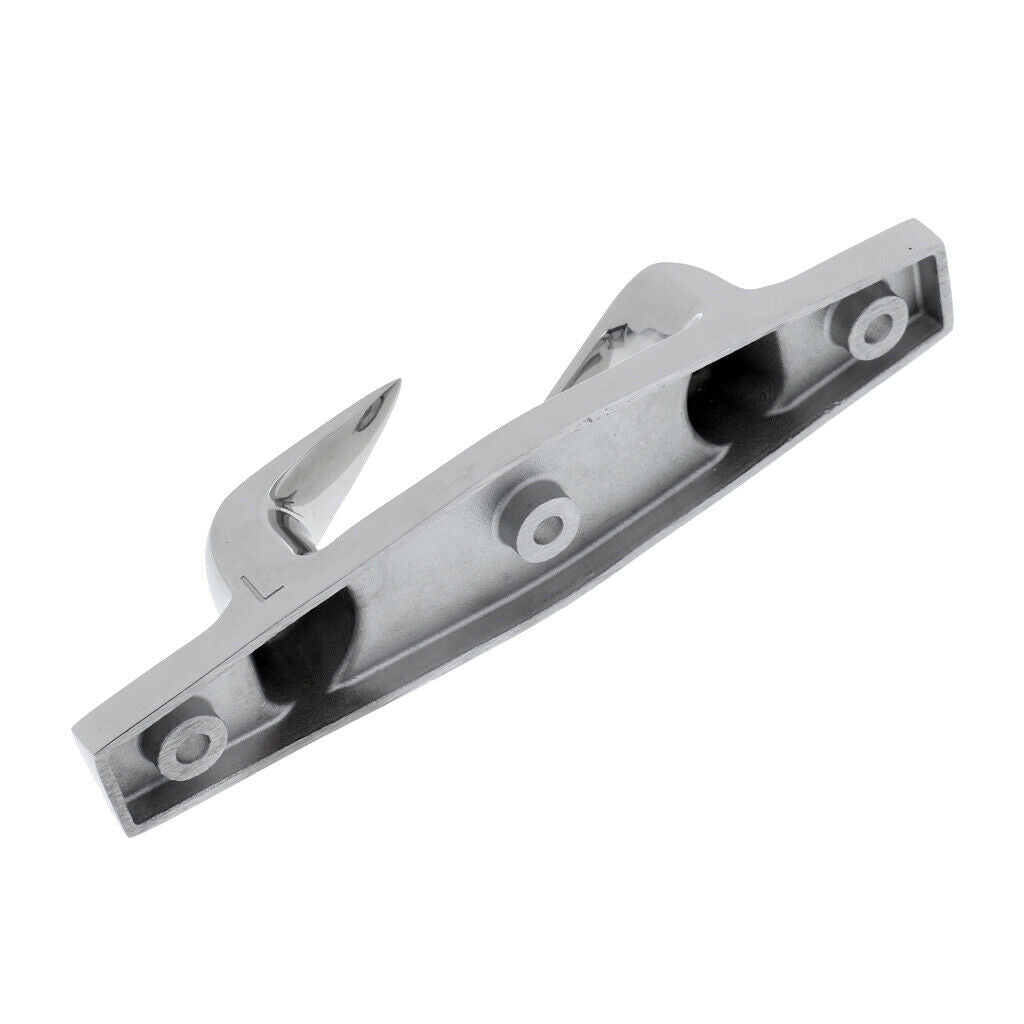 2 Pieces 6" Stainless Steel Skean Boat Deck Dock Line Yacht Rope Cleat Chock