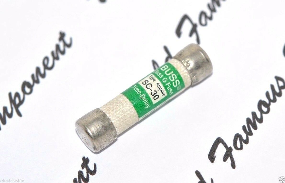 1pcs - BUSSMANN SC-30 30A  Time-Delay Class G Fuse BUSS