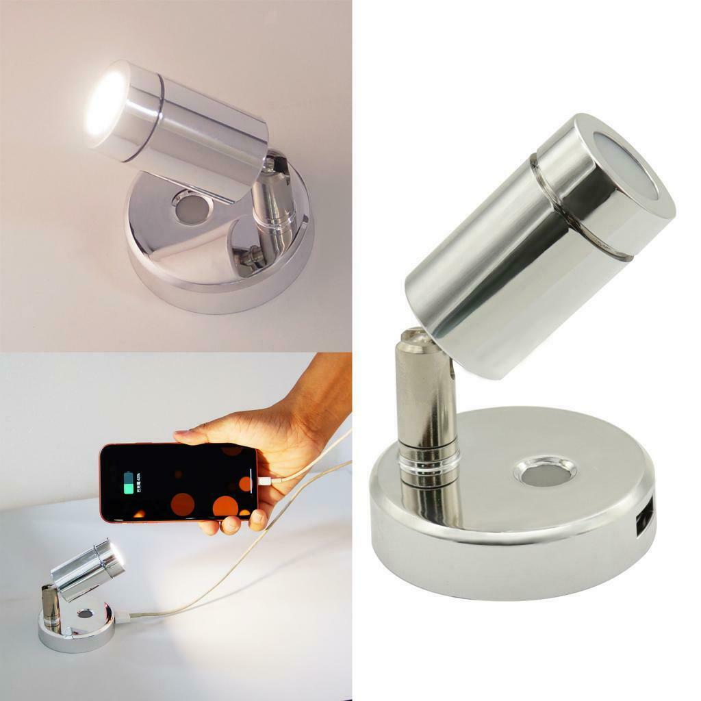 Wall Mounted Reading Light 10-30V Led Berth Lights Marine Interior Lighting Warm