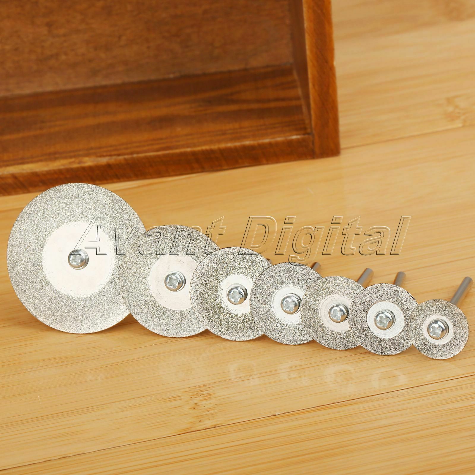 10Pcs Diamond Saw Cut Off Cutter Wheel Blade Discs Rotary Set Shank for Power