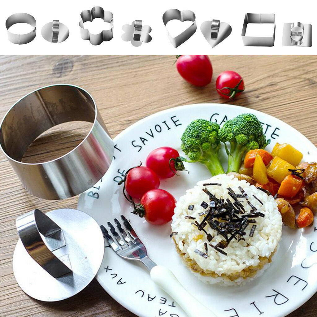 Round Stainless Steel Mousse Cake   Mold Dessert Pastry Cutter Mould