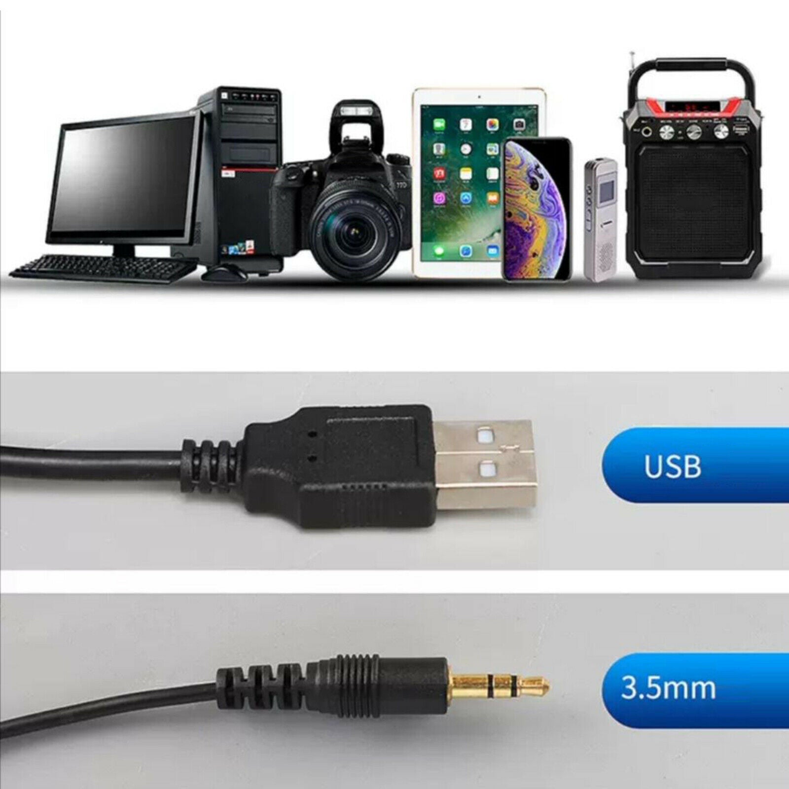 Portable Conference Microphone USB Computer Micro 360 ° Omnidirectional