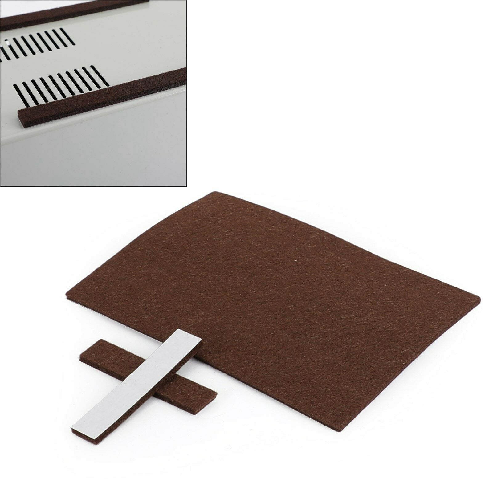 357 Piece Self-Stick Furniture Felt Pads for Hard Surfaces Brown BS5