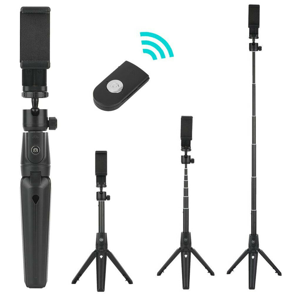 2 in 1 Selfie Stick Tripod Stand with Remote Control For Android For iOS Phone