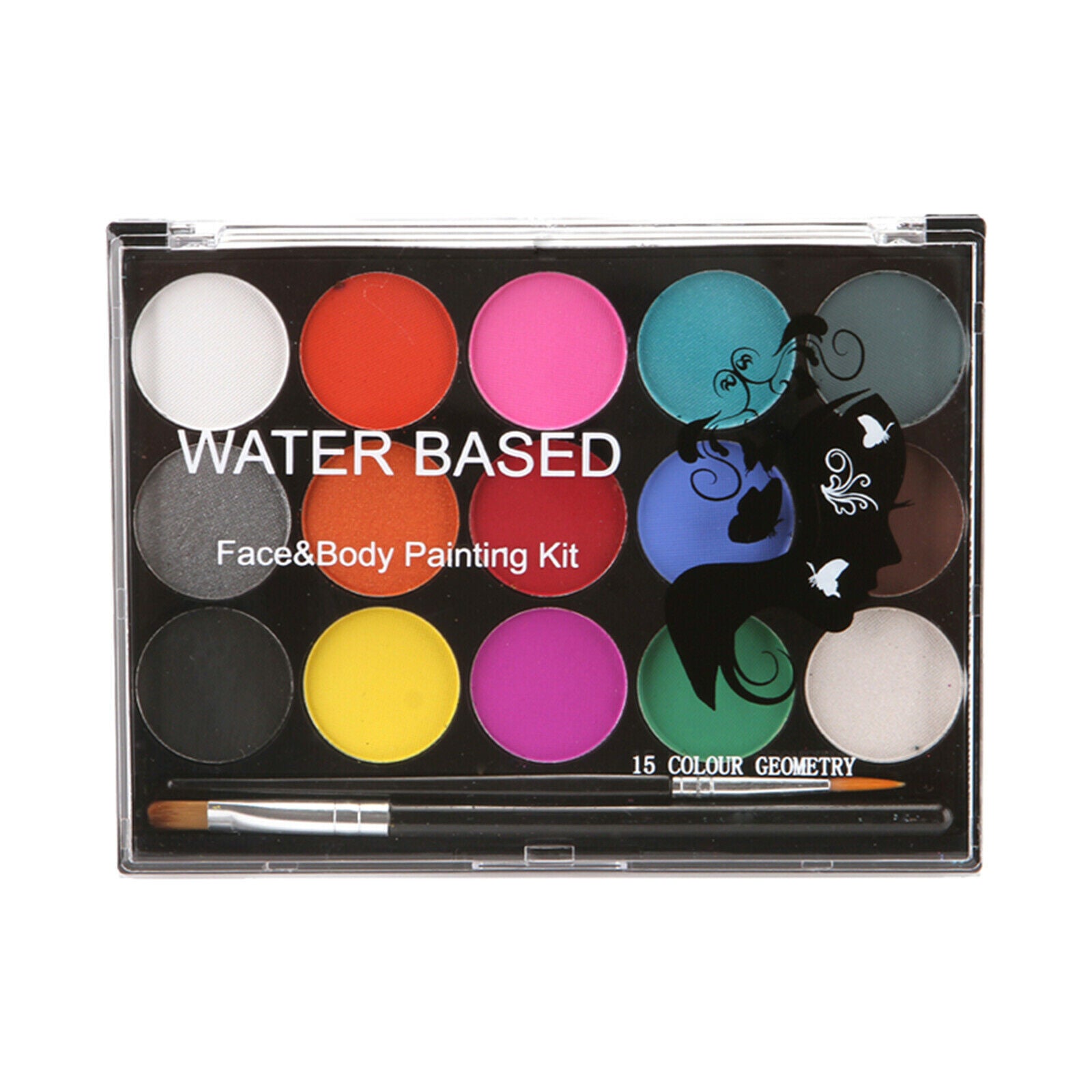 12 Colors Face Paint Kit Kids Body Paints Face Kids Water Based Pigment